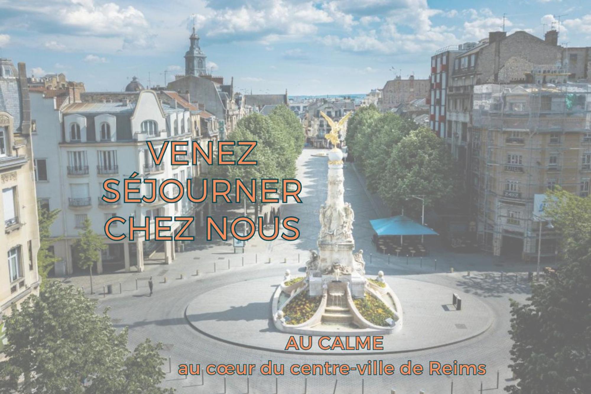 Refuge Urbain - Ideal Pro, Familles & Amis - Le Calme En Hypercentre - Wifi Haut Debit - Netflix - Machine A Laver - Gare, Cathedrale, Commerces, Restaurants & Transports En Commun A Moins De 10 Minutes A Pied Reims Zewnętrze zdjęcie