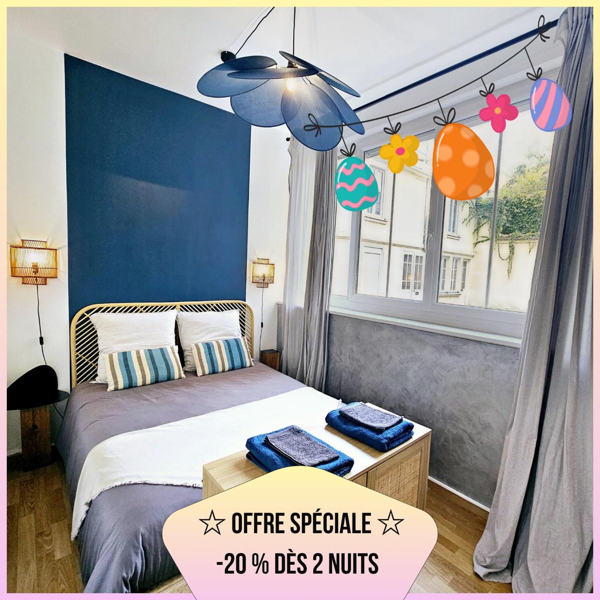 Refuge Urbain - Ideal Pro, Familles & Amis - Le Calme En Hypercentre - Wifi Haut Debit - Netflix - Machine A Laver - Gare, Cathedrale, Commerces, Restaurants & Transports En Commun A Moins De 10 Minutes A Pied Reims Zewnętrze zdjęcie